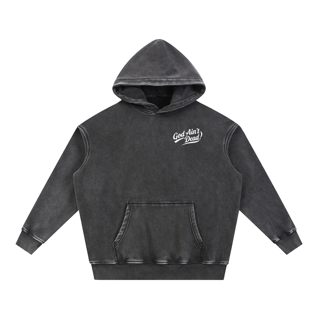 Snow Wash Oversize Hoodie